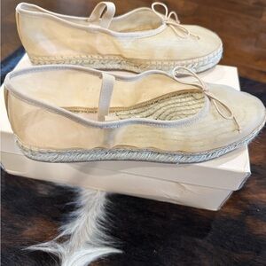 Loeffler Randall Women's Carml mesh Espadrille Flats Kayla